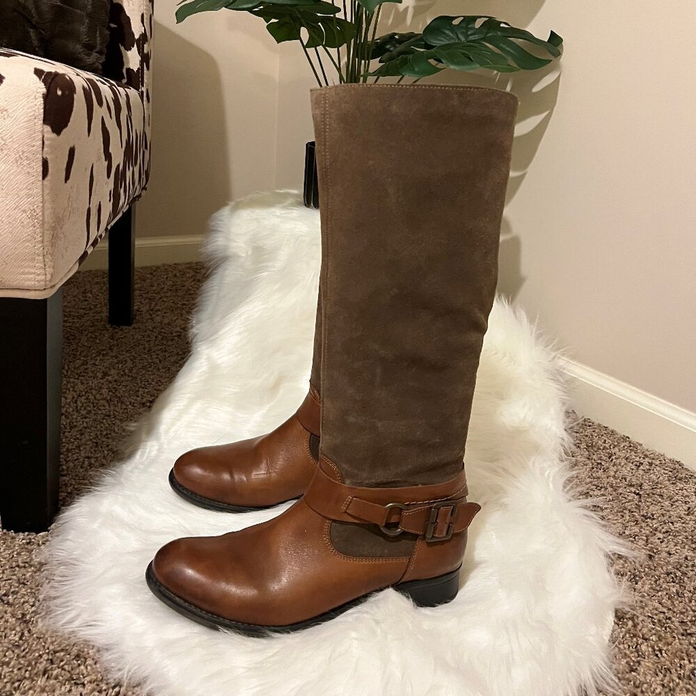 Remonte Brown Leather Boots - Picture 2 of 4